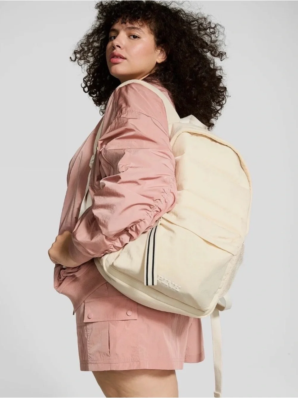 NWT Pink Victoria’s Secret Pale Lavender Everyday Backpack - Picture 9 of 13